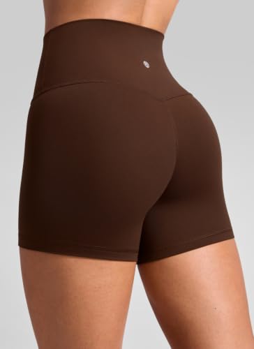 Image of CRZ YOGA No Front Seam Biker Shorts 4 inch | Butterluxe, Extremely Soft, Gentle Compression, Yoga, High Waisted, for Women