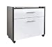 Produktbild Schildmeyer Waschbeckenunterschrank 133074 Trient, 67 x 35 x 60,5 cm, weiß glanz / esche grau Dekor
