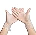 Produktbild Einweghandschuhe Transparente PVC Dicke Mikroelastische Handschuhe Wasserdicht Halten Sie ordentlich 100 (M,Transparent)