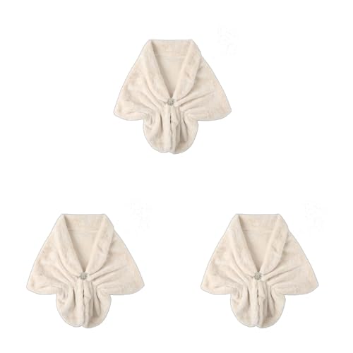 Chal de piel sintética para bodas y eventos de invierno 3