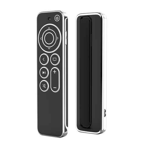 Fourmor Case for Apple TV Remotes – Slim, for Apple TV 4K / HD Siri Remote 3rd / 2nd Generation (2022/2021), Anti-Slip/Drop-Proof/Dust-Proof TPU Remote Controller Cover