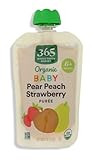 365 By Whole Foods Market, Organic Baby Food, Pear Peach Strawberry, 4 Ounce