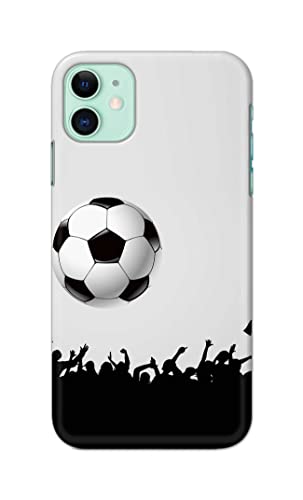 Image of Printed Hard Back Cover Case for Apple iPhone 11 Back Cover (Football Icon) -702