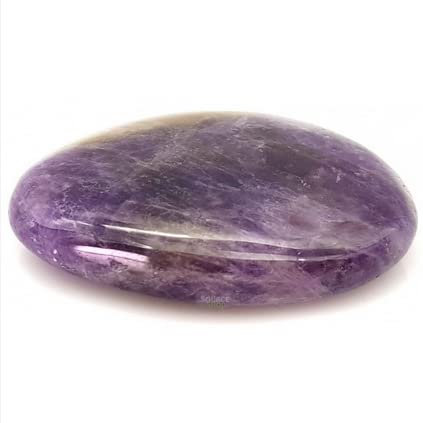 Galets en Amethyste pour chakras et massages, ou pierre naturelle roulée plate pour collection entre 4 et 6 cm