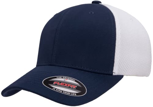 Image of Flexfit Two-Tone Stretch Mesh Fitted Cap Hat