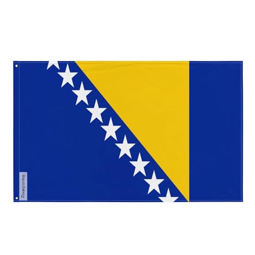 Drapeau de la Bosnie-Herzégovine sans œillet pour mât classique