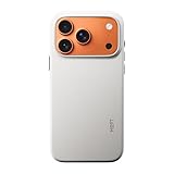 MOFT MOVAS Snap Case for iPhone 17 Pro, MagSafe Compatible, Soft-Touch Vegan Leather, Classic Minimalist Design, Lightweight, Stain-Resistant & Camera Protection,Misty Cove