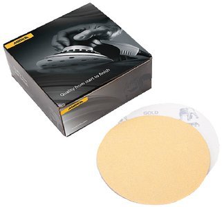 Grip disc 80 g Miroslava 23-612-080 doré 12,7 cm pour ponçage précis
