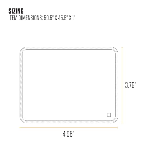 Carhartt Firm Duck Sherpa-Lined Throw Blanket, Reversible Pet Blanket, Carhartt Brown (Fleece/Canvas)