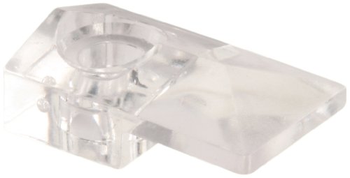 Prime-Line U 9276 Mirror Clip, Modern 1/8-Inch Glass with Screw and Anchor,(Pack of 6)