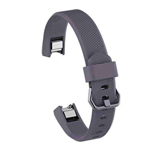 SKEIDO For Fitbit Alta HR - Small Size Soft Silicone Wrist Band Strap - Gray