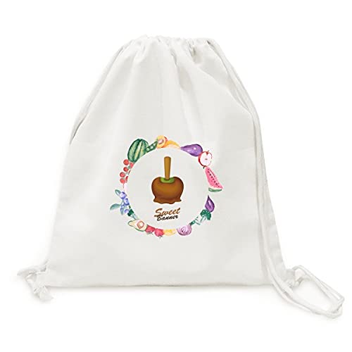 Sac fruits et légumes pliable à sangle motif crème glacée chocolat pour vrac