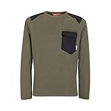 Verstärkter Schulterbereich Mammut Herren Innominata Light Crew Neck Midlayer Pullover, Iguana, XXL