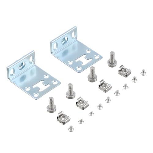 PhyinLan Rack Mount Kit für Juniper 17,3-Zoll Switches Rack Ears für Juniper EX2200/EX2300