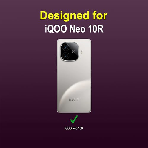 Image of amazon basics Back Case Cover for iQOO Neo 10R | Compatible for iQOO Neo 10R Back Cover | Liquid Silicon Magic Case with Camera Protection | Lavender
