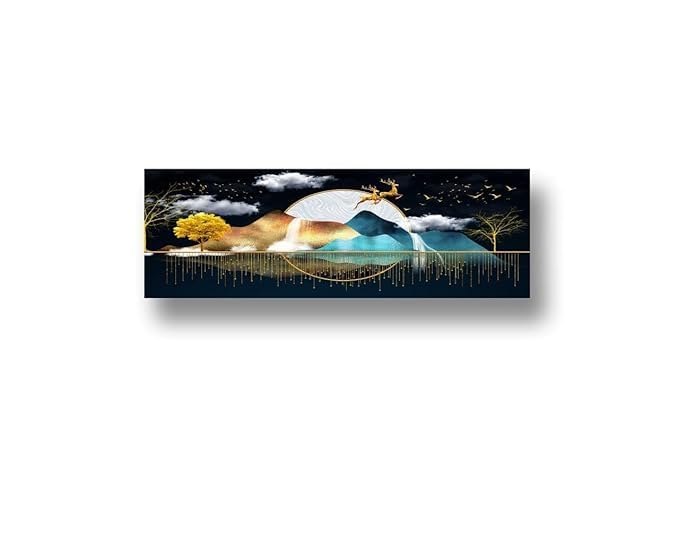 Diwali offer buy now AMEEDARSHAN Golden Sunset Printed Air Conditioning Dust