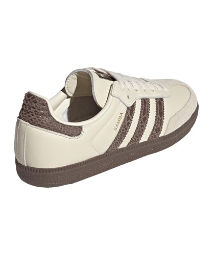 Image of adidas Originals Samba OG Women's Sneakers, Cream White /Core Black /Sand Strata, Size 9