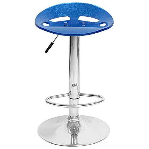 KANBUN Silla de Barra de elevación giratoria Moderna Barra de bañera para Adultos, para el hogar/cafetería/Oficina práctica de los taburetes de Barra de recepción, Altura Ajustable 55-75 cm (Color: