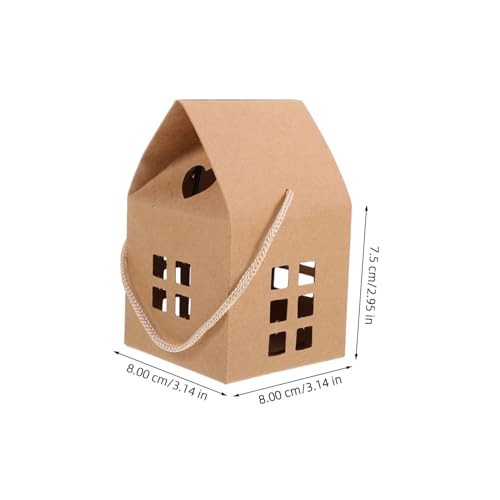 Boîtes à friandises en papier marron de maison pour éviter les emballages fragiles