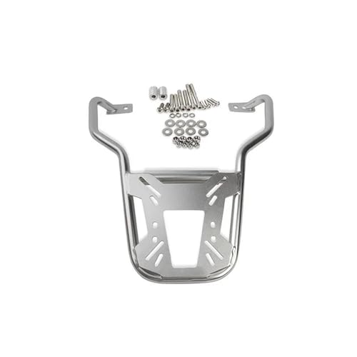 Portaequipajes trasero para V-Strom DL650XT de acero inoxidable con soporte de maleta alta resistencia