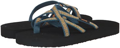 Teva unisex child Y Olowahu Sandal, Flower Loom Blue Coral, 5 Big Kid US | Image 6