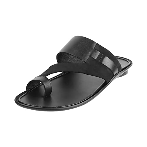 Metro Men Leather Thong Slipper | Chappal | Open Sandal Metro Men Leather Thong Slipper | Chappal | Open Sandal