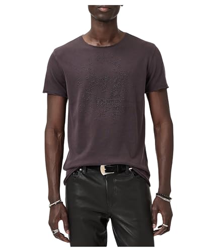 T-shirt tête de mort perles John Varvatos en coton haut de gamme