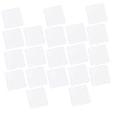 Lurrose 20pcs Double-Sided Transparent Adhesive Tape Stickers Hook Stickers for Home Office and Bathroom Use Strong Adhesion Invisible Bonding Eco-Friendly Design