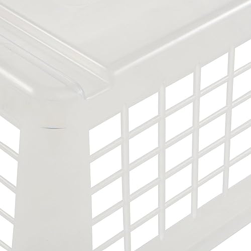 keeeper Körbchen 25x17cm, Polypropylen, Natur/Transparent, 2,8 l, Pastellrosa