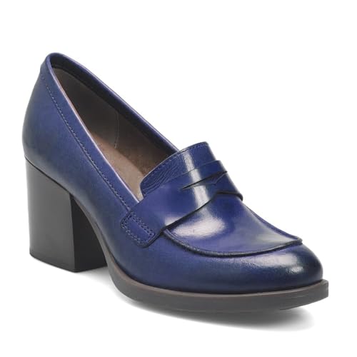 Image of SHODENSE Women Vintage Chunky Heel Loafers Pumps Platform Round Closed Toe Oxford Shoes Burnished Patent Matte Suede Slip On Dress Loafer Block Stacked Heels Office Formal Work Business 4-11 M US