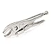 SPEEDWOX 10-Inch Locking Pliers, Curved Jaws, Adjustable Long Nose Locking Pliers with Wire Cutter, Fast Release Design, Cr-V Steel