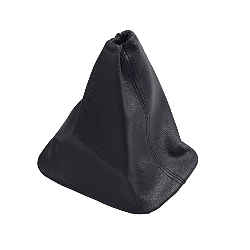 Kakulkomen Car Shift Gear Stick Handbrake Cover Manual Shift Boot Black Leather Boot Cover Case for to-yo-ta Co-Rolla 2007 2008 2009 2010 2012 2013 (Gear Dust Cover)