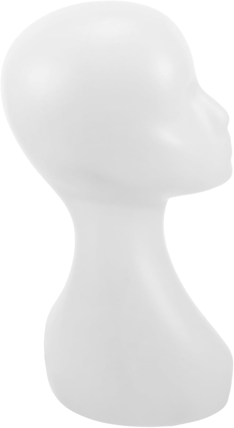 CONGRUI Women Mannequin Head Model For Hat Display Creative Abstract Design Sturdy Wig Stand Height Scarves Accessories