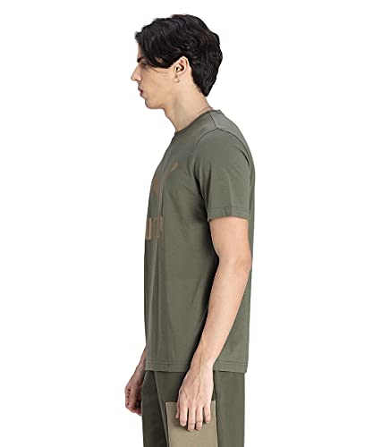 Image of Puma Men Cotton Regular Fit T-Shirt