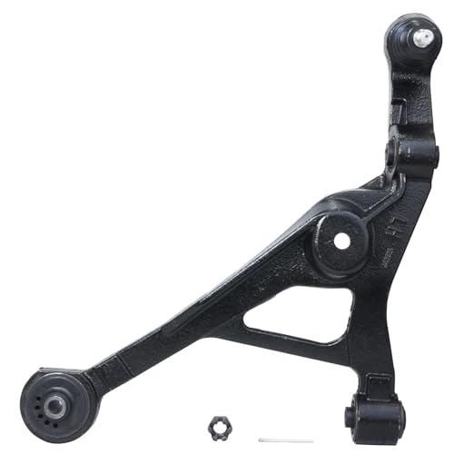 Image of Detroit Axle - Front Control Arms Kit for 2001-2005 Chrysler Sebring 2001-2006 Dodge Stratus 2 Lower Control Arms with Ball Joint 2 Outer Tie Rod Ends 2002 2003 2004 Replacement