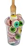 Regalo Halloween insalata Occhi consiste di caramelle 262g #3