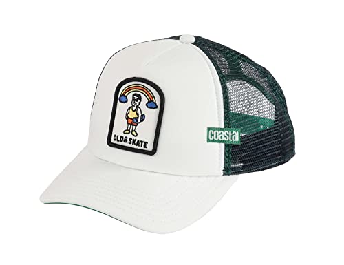 Coastal Old & Skate White HFT Trucker Cap pour vos sessions skate et plage