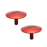 Tipo: Casco de Srews Tornillos de casco de 2 unids Tornillos de fijación de visera solar Tuercas para ski-doo modular 1 2 3 Ski Doo Visor Tornillos 4477430008 Motocicleta ATV (Color : Rojo)