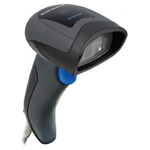 Leitor de código de barras Datalogic QuickScan QD2430 2D, Area Imager, USB, com fio, Preto QD2430-BKK10S-C591