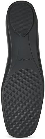 Aerosoles Women's Catalina Ballet Flat, Black Leather, 7 | Image 3