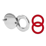1 Set Peephole Cover, Peep Hole Covers for Peep Holes for Door Viewers, Home Security Peephole Protector Us House, Family, with Matching Self-Adhesive Installation Tools, Simple and Fast(Silver)
