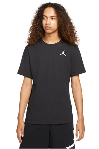 Nike DC7485-010 M J Jumpman EMB SS Crew T-Shirt Hombre Black/White Tamaño 2XL