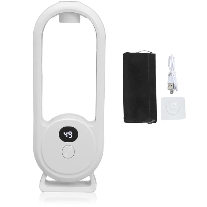 Difusor Automático De Aceites Esenciales, 5 Modos De Niebla Ajustables, Difusor De Aroma Ultrasónico, Ambientador con Luz Ambiental, Pantalla LED para Dormitorio, Baño, Oficina, Hotel