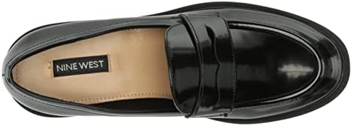 Nine West Women's MAIBEL3 Loafer, Black Patent, 8 | Image 4