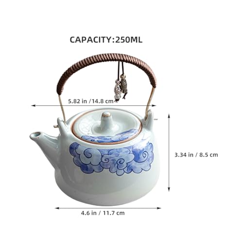 Théière vintage en céramique infuseur thé en vrac unique - 6