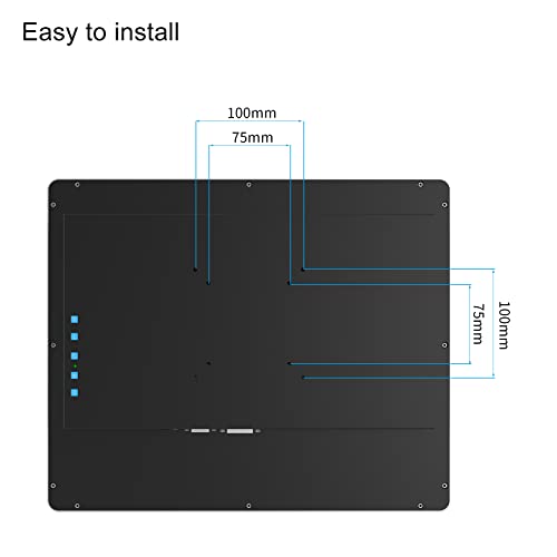 Image of GreenTouch 17 Inch Industrial Open Frame PCAP Multi-Touch Touch Screen Monitor - 1280 * 1024 @60HZ - HDMI /VGA /DVI Input