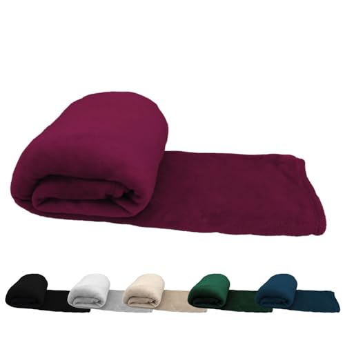 Vivezen - Couverture, Plaid Polaire, jeté de canapé 150 x 200 cm ou 220 x 240 en Flanelle Ultra Doux - Plusieurs Coloris