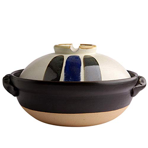 Cacerola moderna de primera calidad con tapa, artículos for el hogar, olla de cerámica de cocción lenta, resistente a altas temperaturas, olla de barro for sopa (2800 ml)(2800ml)