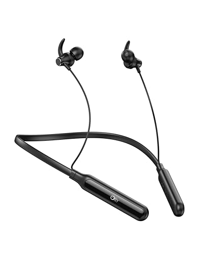 Image of Bluetooth Neckband Headphones, Fast Charge, deep bass, sweatproof Sports, Magnetic, Long Battery, Voice Assistant Support, Wireless in-Ear Headset with mic