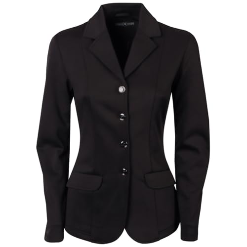Veste d'équitation Harry's Horse noire blouson de cheval confortable